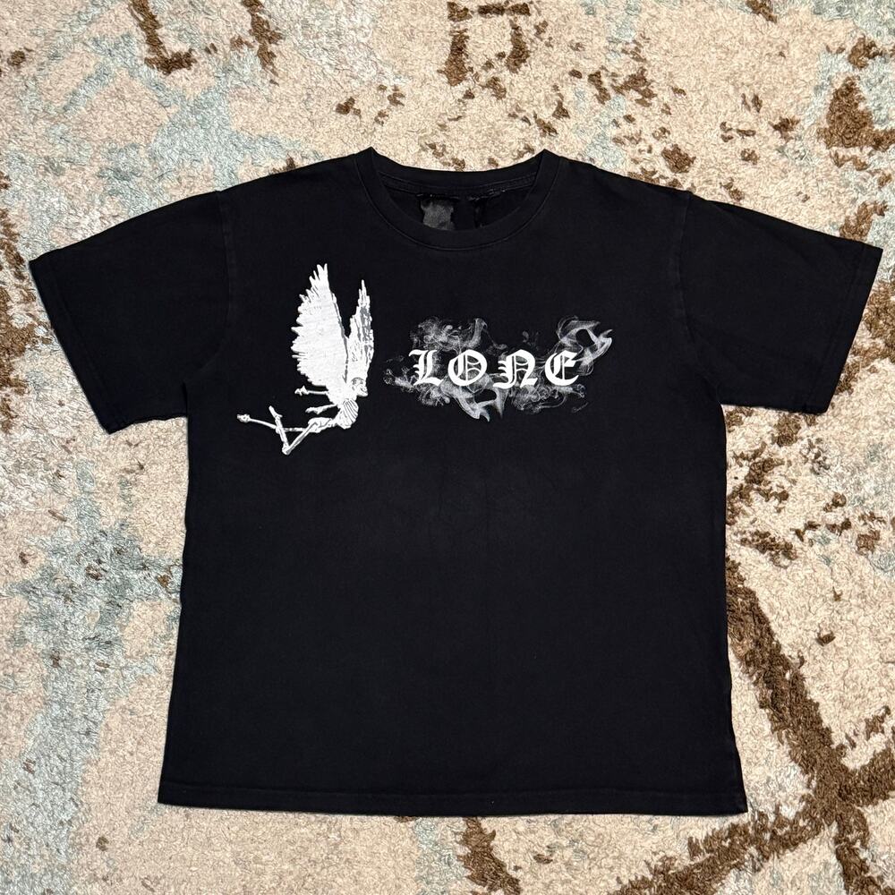 Vlone No Smoking Skeleton Shirt Size Small Streetwear